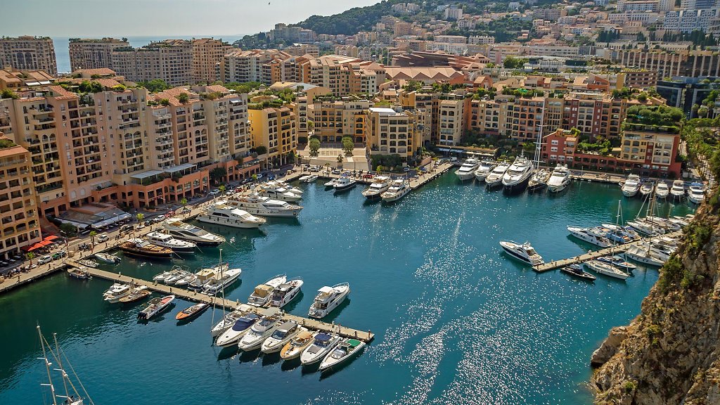 Vue Panoramique sur Monaco - Fontvieille