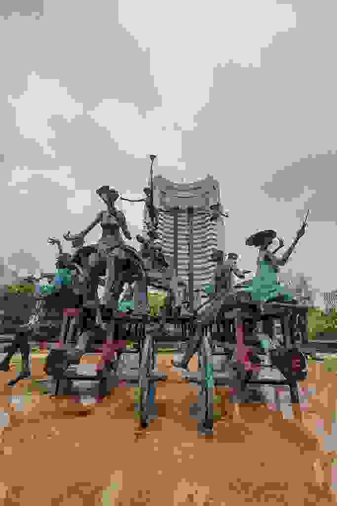 Sculpture of actors