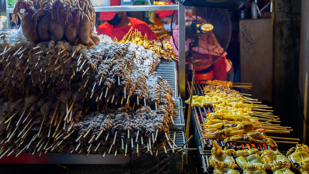 China town night market