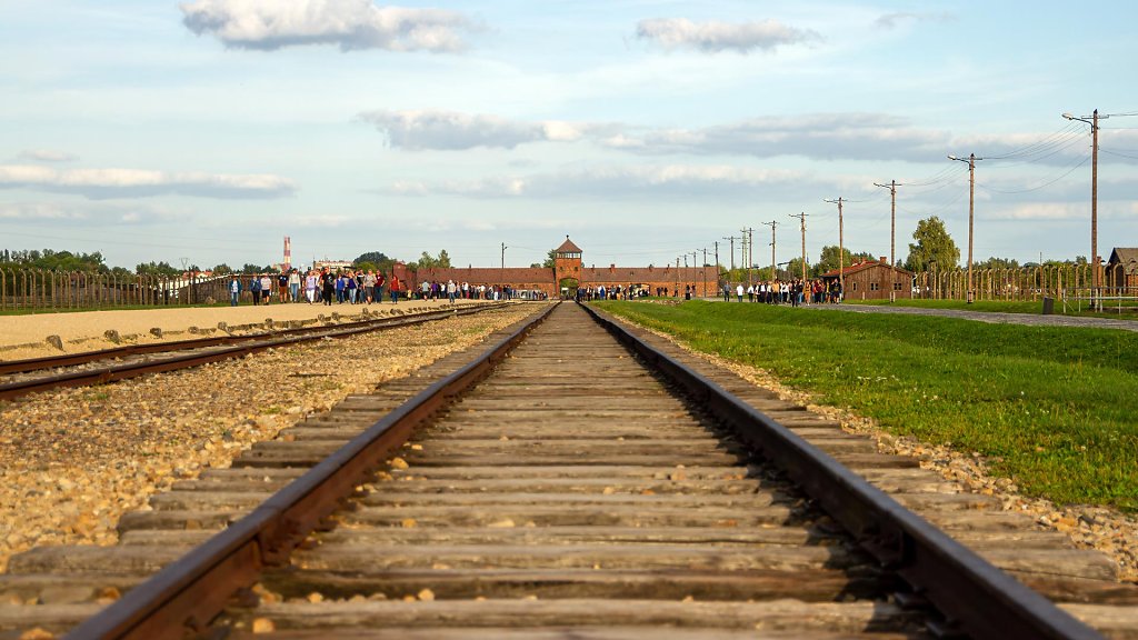 Birkenau Historyczna Niemiecka Brama