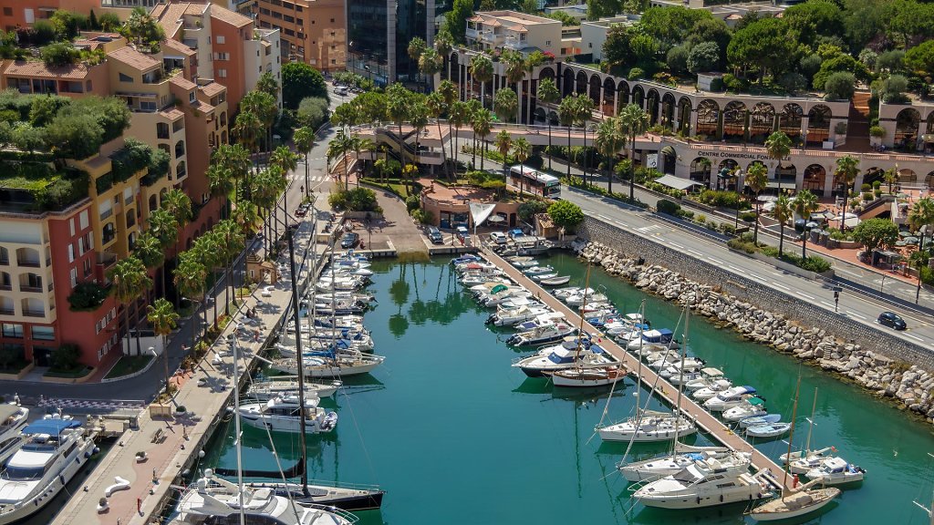 Vue Panoramique sur Monaco - Fontvieille