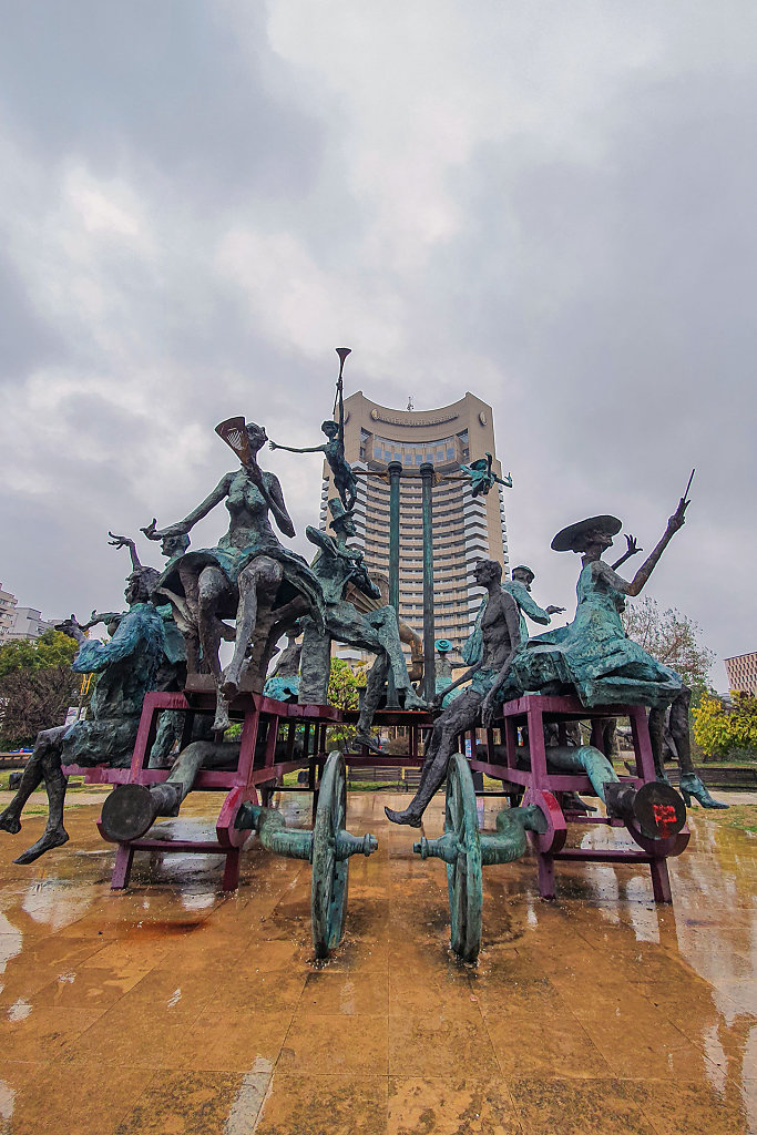 Sculpture of actors