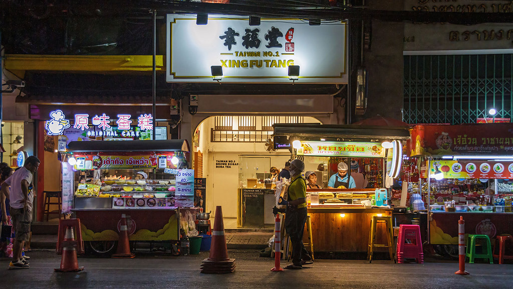 China town night market