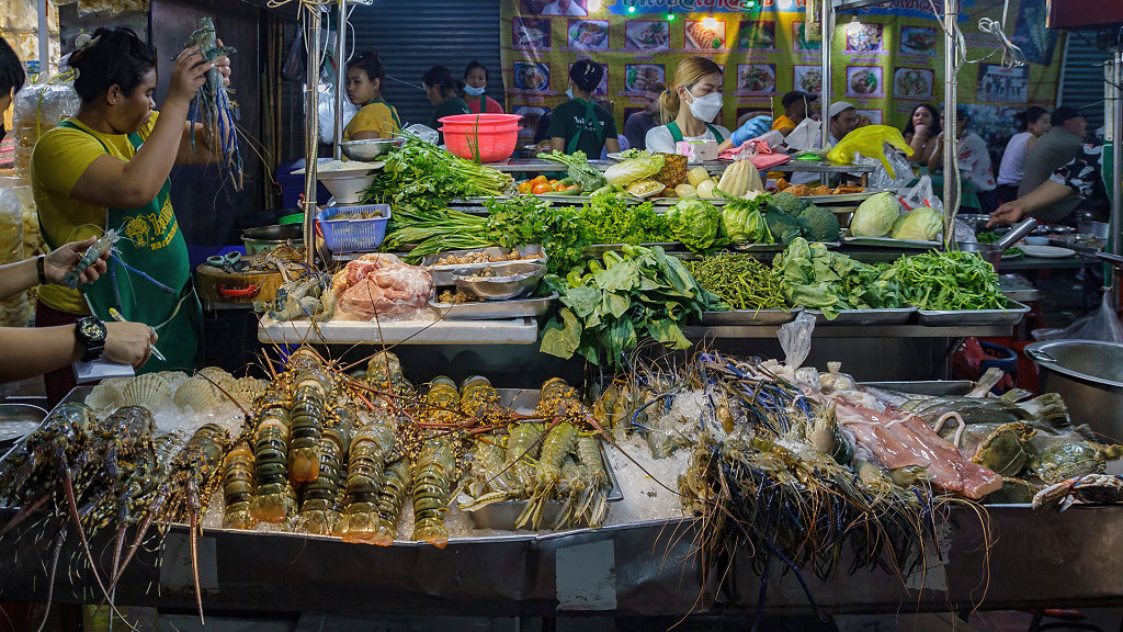 China town night market