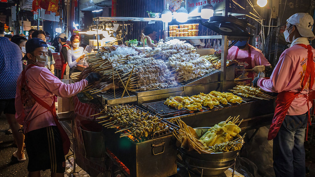 China town night market