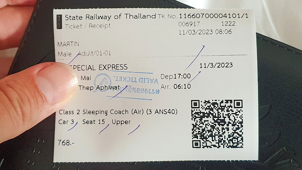 Night Train to Bangkok