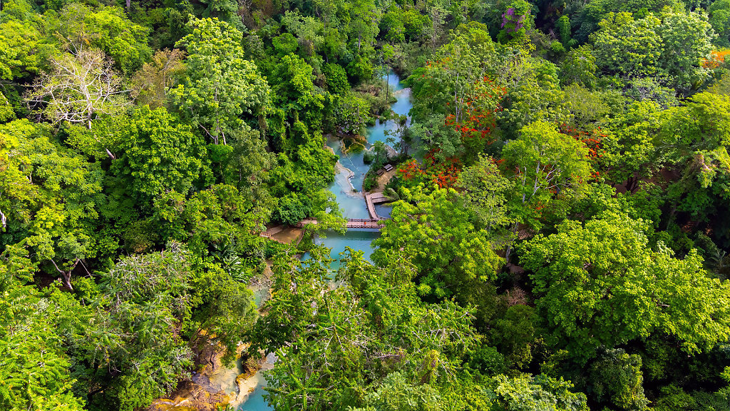 Kuang Si Wasserfall