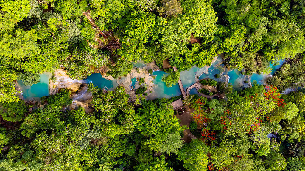 Kuang Si Wasserfall