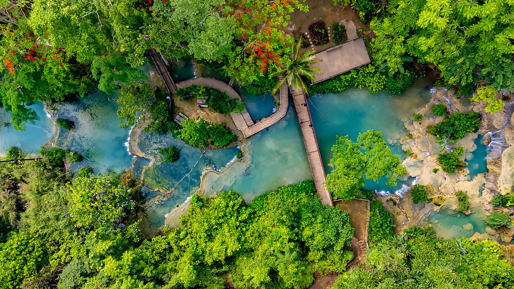 Kuang Si Wasserfall