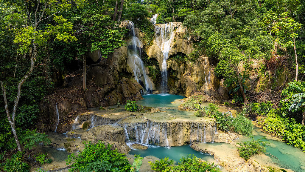 Kuang Si Wasserfall