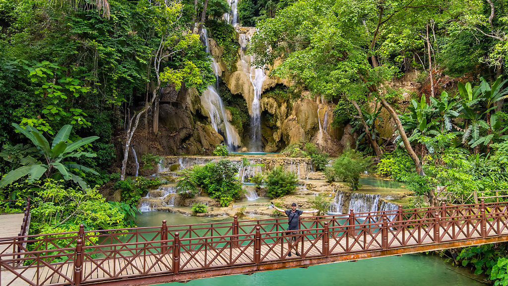 Kuang Si Wasserfall