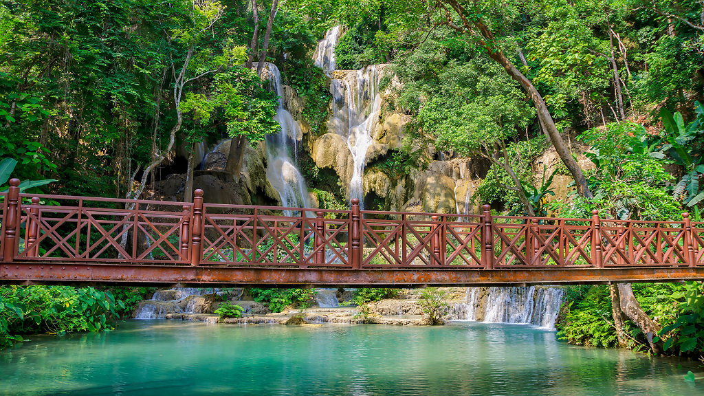 Kuang Si Wasserfall