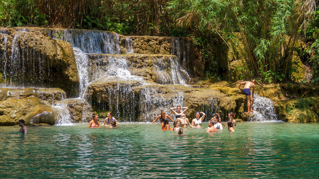 Kuang Si Wasserfall