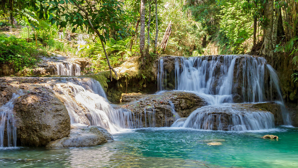 Kuang Si Wasserfall