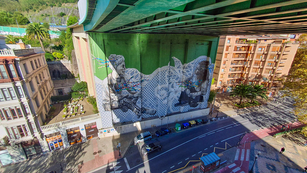 Ponte Salbeko mendebaldeko eskailera